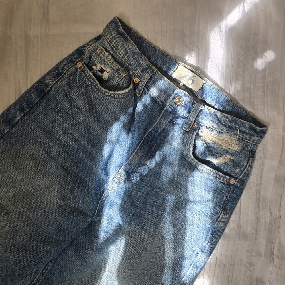 We The Free Barrel Leg Jeans